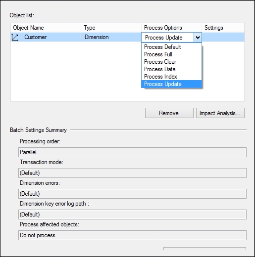 Time for action – processing the data