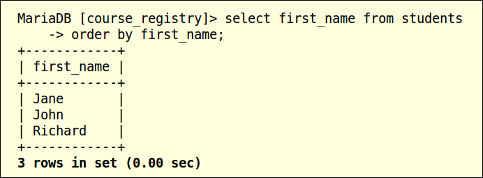 Sorting data