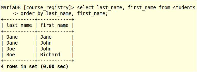 Sorting data