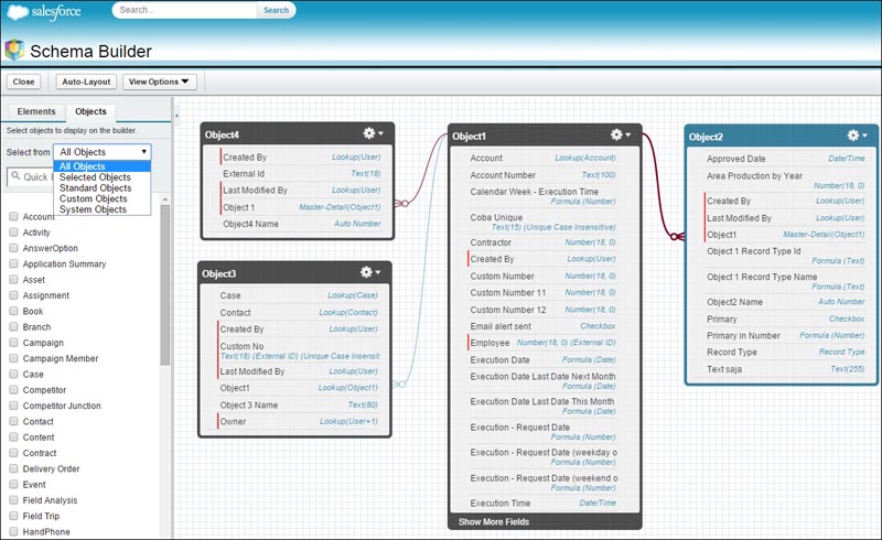 Hands-on – navigating Schema Builder