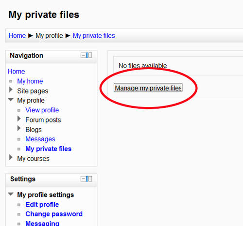 Time for action – uploading a file