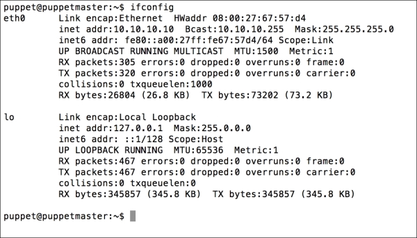 Setting static IP, gateway, and DNS