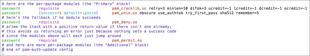 Using at least a 10 char complex password