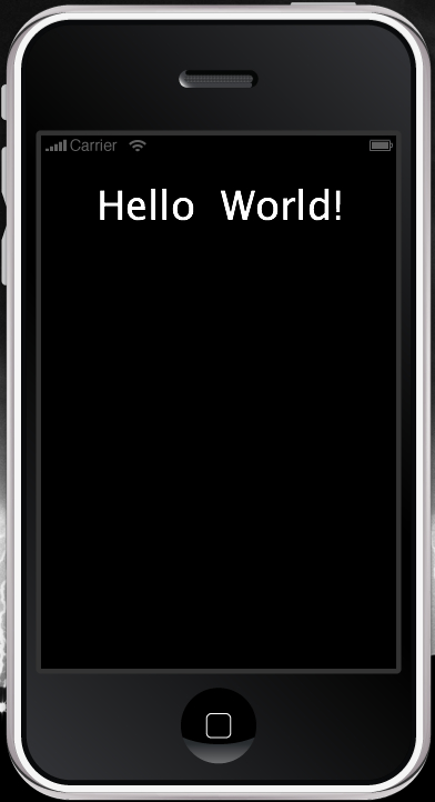 Time for action – creating a Hello World application in two lines of code