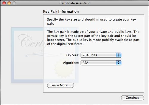 Time for action – obtaining the iOS developer certificate