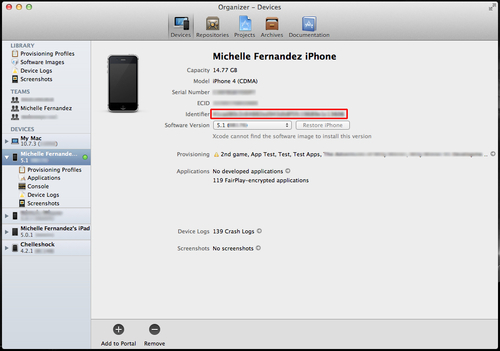 Time for action – loading an app on your iOS device