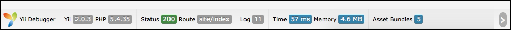 Configuring the debug toolbar