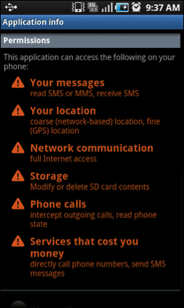 Sandboxing and the permission model