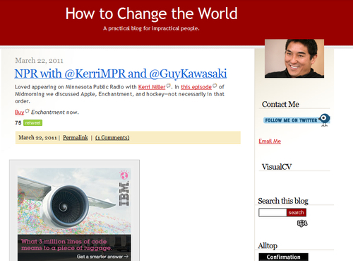 Expert blogs