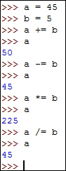 Operations on numerical types