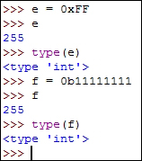 Numerical types