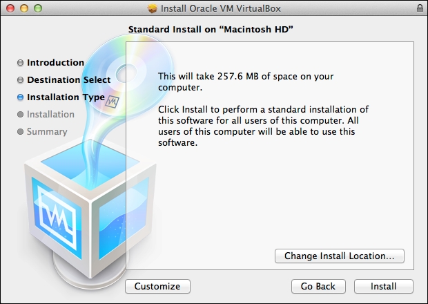 Installing VirtualBox
