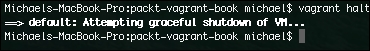 Shutting down a virtual machine