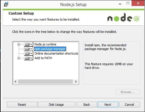 Installing Node.js on Windows