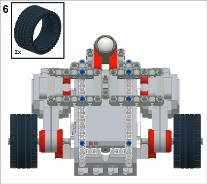 Caster-bot with the Educational kit